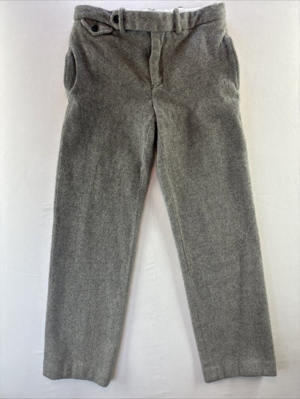 Polo Ralph Lauren Pants 78% Wool 22% Silk Blend Women’s 30x32 Gray Dress Trouser
